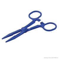 Mediset Kocher-Klemme atraumatisch, Kunststoff, blau, 14...