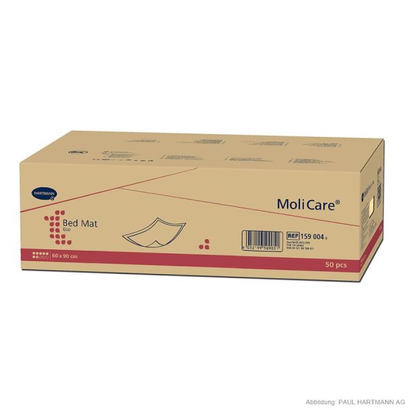 MoliCare Bed Mat Eco 7 Tropfen Krankenunterlagen 60 x 90 cm (50 Stck.) 12 Lagen