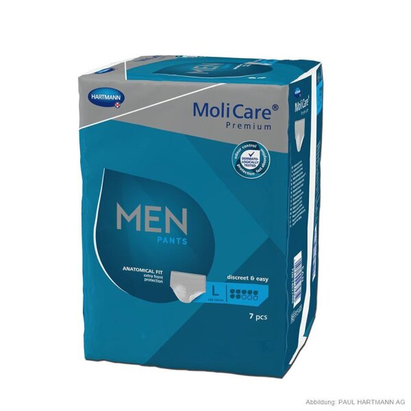 MoliCare Premium MEN PANTS 7 Tropfen Gr. L, Inkontinenzslips (7 Stck.)