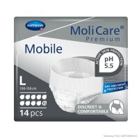 MoliCare Premium Mobile 10 Tropfen Inkontinenzslips Gr. L...