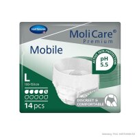 MoliCare Premium Mobile 5 Tropfen Inkontinenzslips Gr. L...