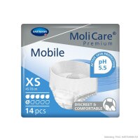 MoliCare Premium Mobile 6 Tropfen Inkontinenzslips Gr. XS...