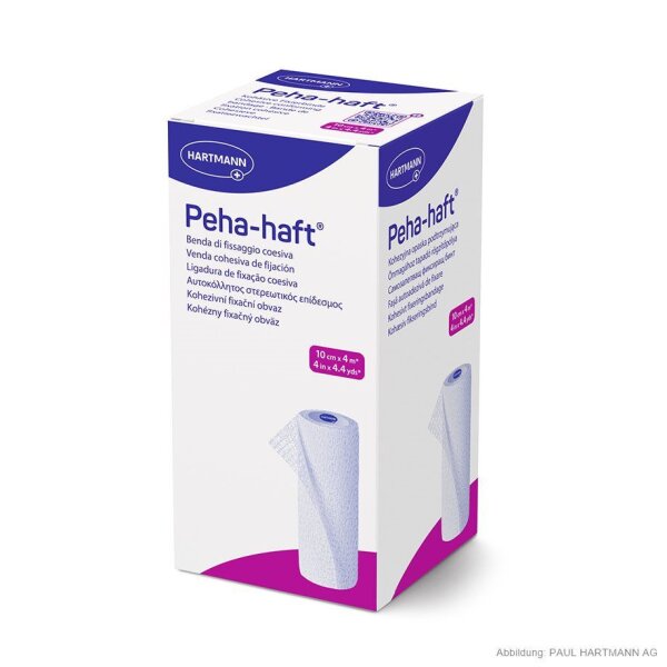 Peha-haft Fixierbinde 4 m x 10 cm, einzeln verpackt