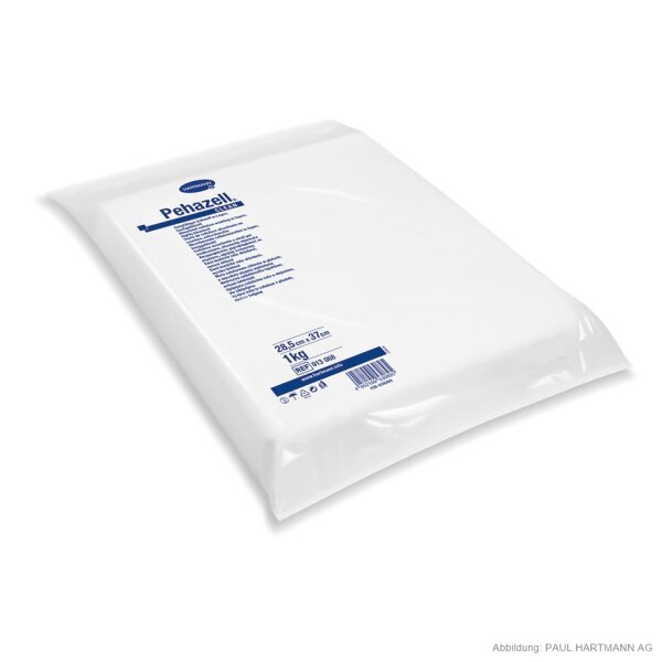 Hartmann Pehazell Clean Verbandzellstoff hochgebleicht | in Lagen | 28,5x37cm | 1000 g