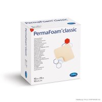 PermaFoam Classic Schaumverband steril, 10 x 10 cm (10...