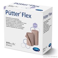 PütterFlex Duo Kurzzugbinden 5 m x 8 cm / 5 m x 10...
