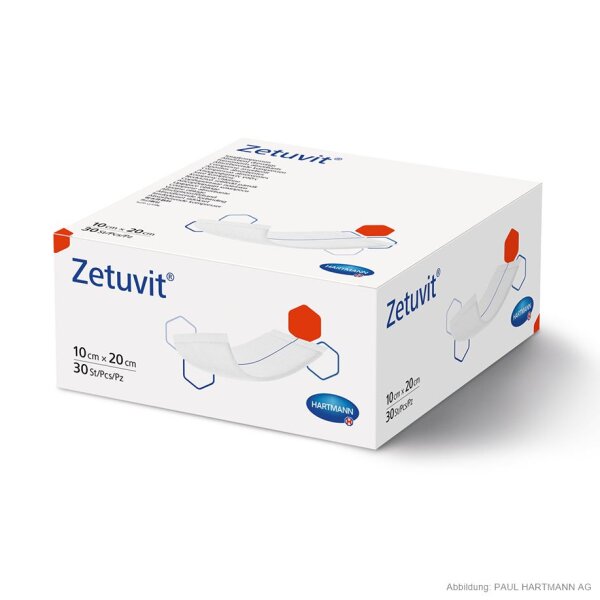 Hartmann Zetuvit Saugkompressen | unsteril | 10 x 20cm | 30 Stück