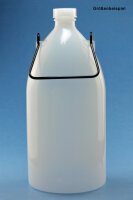 Enghalsflasche PE-LD 250 ml mit Schraubverschluss