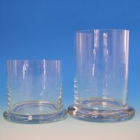 Glaszylinder mit Fuß ohne Deckel ca. 15 x 10 cm...