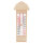 Maxima-Minima-Thermometer mit Drucktasten-Magnet und Dach quecksilberfrei