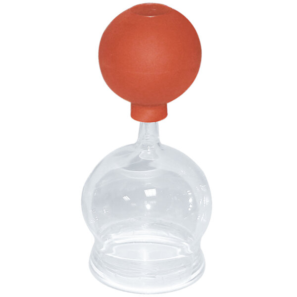 Schröpfkopf mit Olive und Ball, 6,5 cm Ø, mundgeblasen, CE