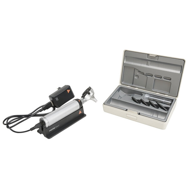 BETA 200 F.O. Otoskop-Set LED, mit BETA4 USB Ladegriff mit USB Kabel und Steckernetzteil