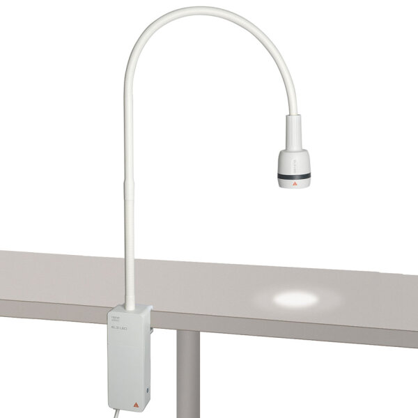 EL 3 LED Untersuchungsleuchte mit Klemmhalterung für die Tischmontage