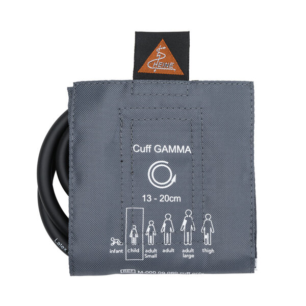 Klettenmanschette komplett, 1-Schlauch, Kinder, 10 x 34 cm für GAMMA G7/G5/GP Blutdruckmessgerät