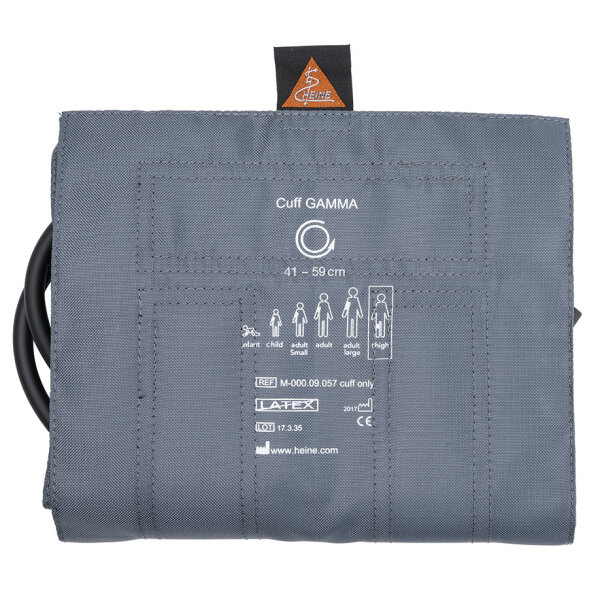 Klettenmanschette komplett, 2-Schlauch, Oberschenkel, 20 x 86 cm für GAMMA XXL LF Blutdruckmessgerät