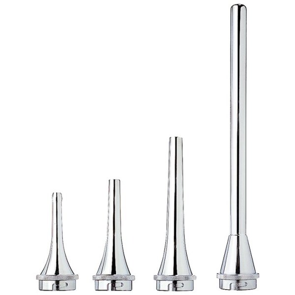 Metall-Spekulum, geschlossen, 90 mm lang / Ø 7 mm für G100 / G100 LED geschlitztes Kopfstück