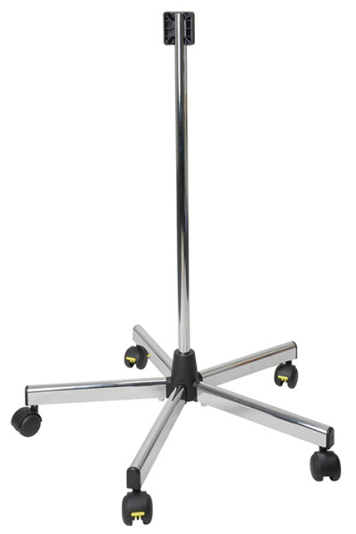 Rollstativ aus Metall mit Aufsatz für EL 3/EL 10 LED Untersuchungsleuchte