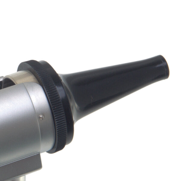 Spekulum aus SANALON S, kurz, geschlossen, 40 mm lang / Ø 5,5 mm für G100 / G100 LED geschlitztes Kopfstück  und BETA 100 VET Otoskop