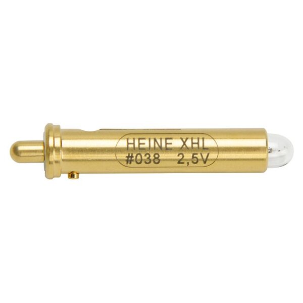 HEINE Halogenlampe XHL #038 | 2,5 V | z.B. für Delta 10 | 1 Stück