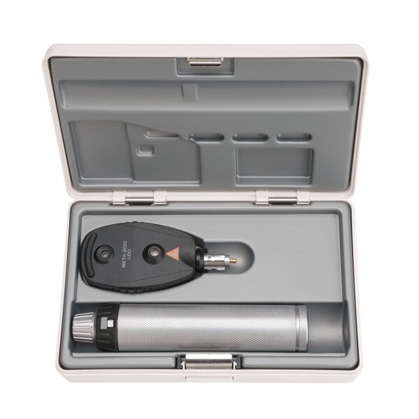 BETA 200 LED Ophthalmoskop-Set 2,5 V mit BETA Batteriegriff