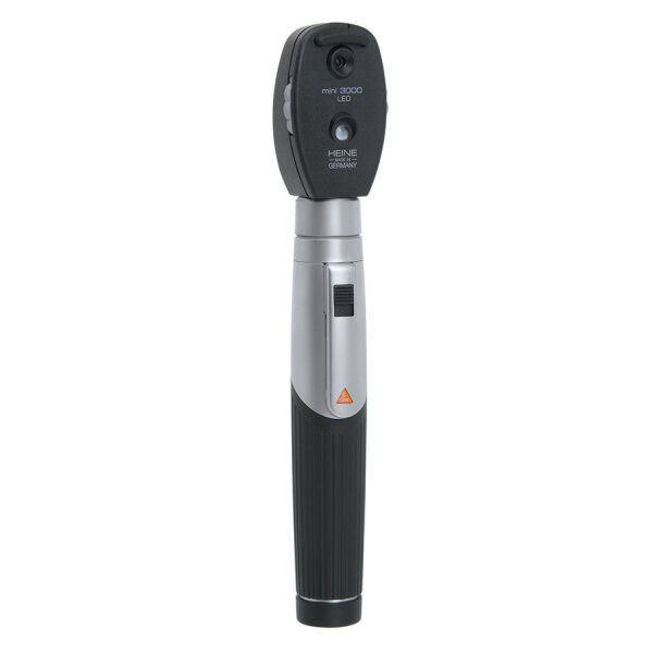 HEINE Ophthalmoskop Mini 3000 mit Batteriegriff | schwarz | 2,5V LED | 1 Stück