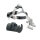 ML4 LED HeadLight Kit auf Kopfband Professional L mit 2x mPack UNPLUGGED, ohne S-GUARD, HRP Binokularlupe 3.5x/420 mm,   EN 50 UNPLUGGED Wand-Ladestation