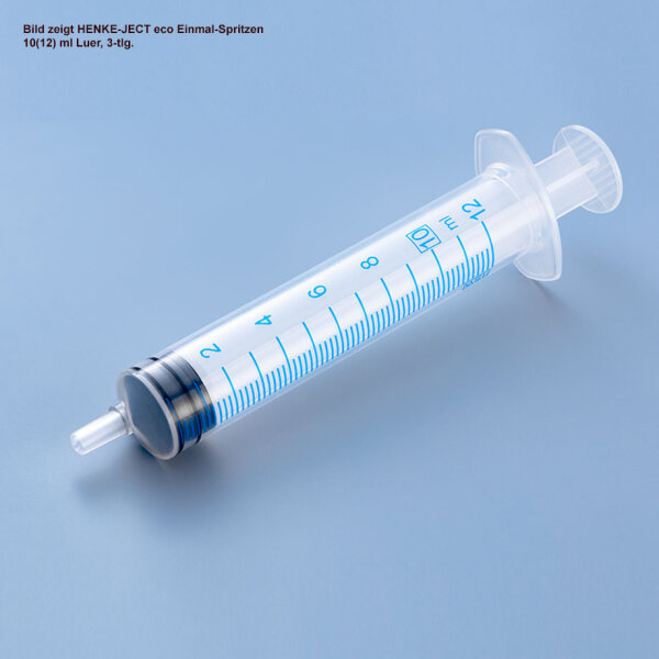 HENKE-JECT eco Einmal-Spritzen 10(12) ml Luer, 3-tlg., steril (100 Stck.)