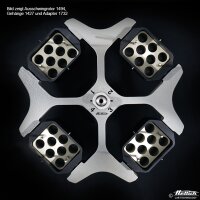 Ausschwingrotor 4-fach, ohne Gehänge, Winkel 90°