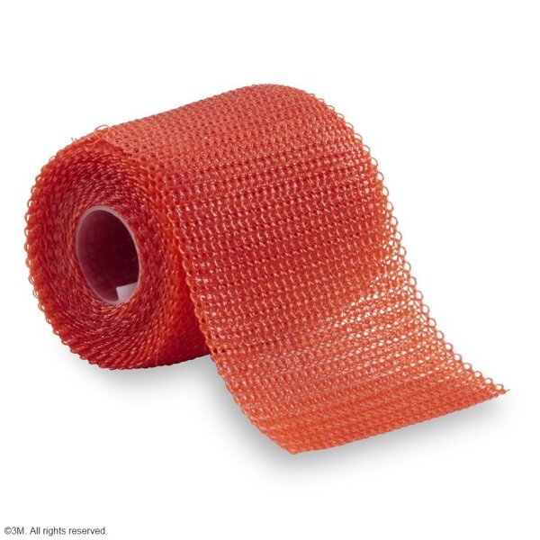 3M Scotchcast Soft Cast Stützverband, rot, 5 cm x 3,6 m (10 Stck.)