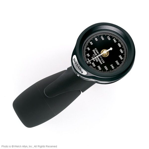 DuraShock DS65 Manometer allein Ø 50 mm, verchromt, 1-Schlauch, ohne Manschette im Etui