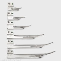 Fiber Optik Miller Laryngoskop Spatel Grösse 4