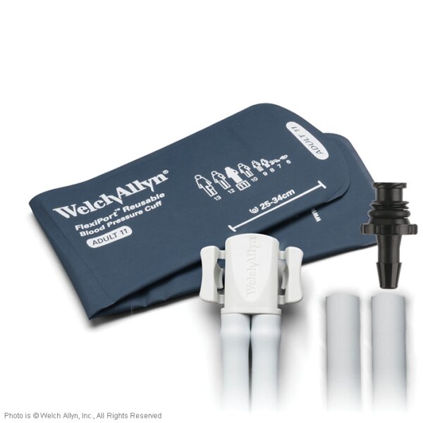 FlexiPort Manschette, wiederverwendbar, 2-Schlauch, für Erwachsene, mit Tri-Purpose Anschluss