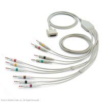 Patientenkabel, 10 Ableitungen, 1 m, IEC Banane, für...