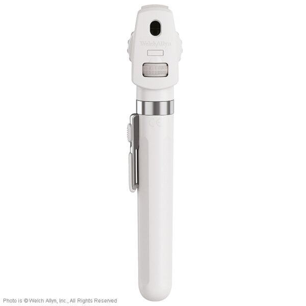 Pocket LED Ophthalmoskop perlweiß, inkl. Handgriff