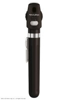 Pocket LED Ophthalmoskop, onyxschwarz, inkl. Handgriff