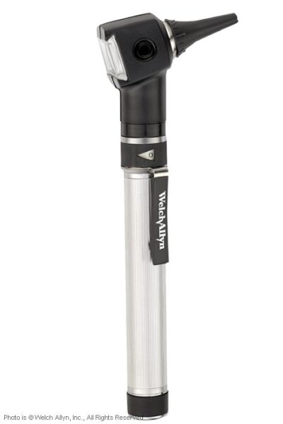 PocketScope Otoskop Set inkl. Handgriff 2,5 V mit Batterien Größe AA
