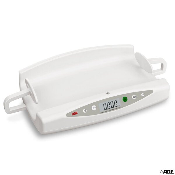 elektronische Babywaage Modell  M118000-01 m. digitalem Längenmesssystem inkl. Eichkosten € 31,00