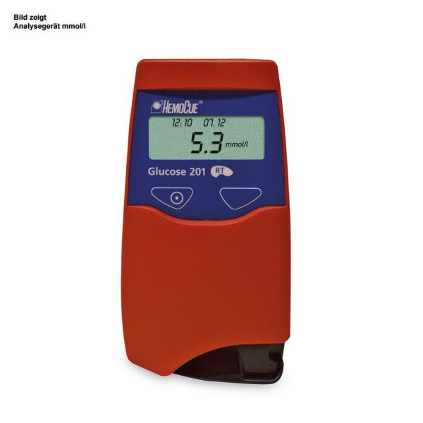 HemoCue Glucose 201 RT Analyser (mg/dl) PE