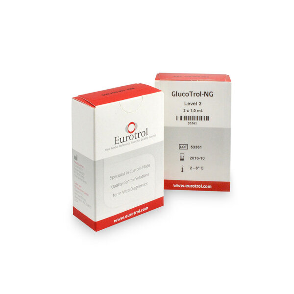 Kontrollhämolysat Glucotrol Level 2 (2 x 1 ml) Kontrolllösung **Kühlware**