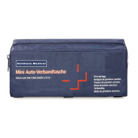 MINI KFZ-Verbandtasche, blau, gefüllt nach DIN 13164