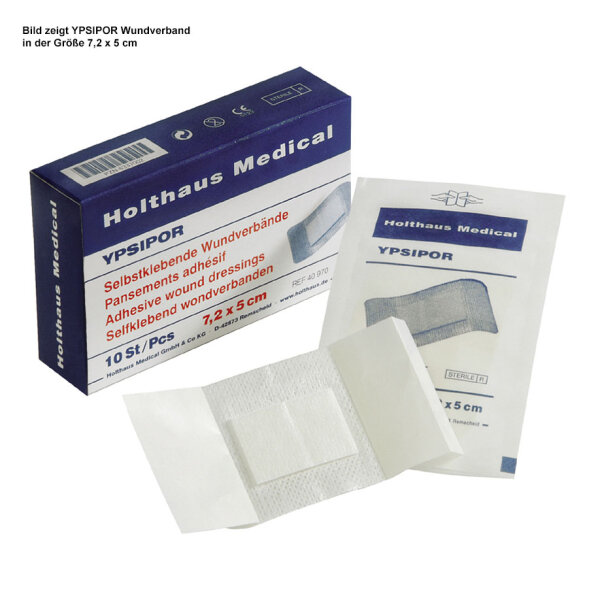 YPSIPOR Wundverband steril 10 x 10 cm (10 Stck.)