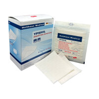 YPSIVIL Zellstoff-Vlieskompressen steril, 10 x 10 cm (25...