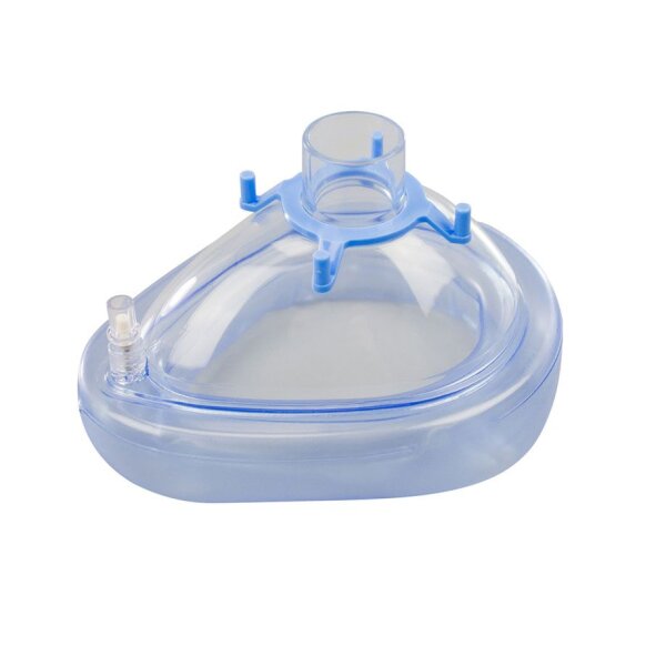 AERObag PVC-Einmal-Beatmungsmaske Gr. 5 für Erwachsene mit Ventil