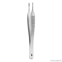 anat. Pinzette Hudson, gerade, fein, 12,5 cm