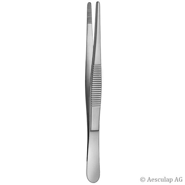 Pinzetten anatomisch SUSI  ohne Zähne 14,5 cm | 1 Stück