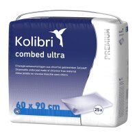 Kolibri combed PREMIUM ultra, blau, Krankenunterlagen 60...