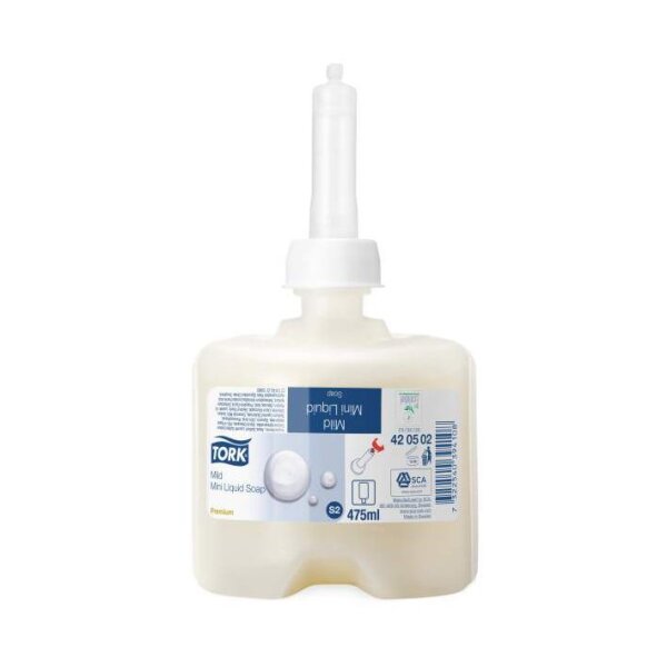 Tork Premium Mild Mini Flüssigseife S2 (8 x 475 ml)