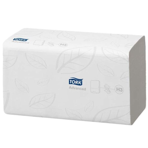Tork ZZ Einmal-Handtücher H3 weiß, 2-lagig, 23 x 23 cm (15x250 Bl.) schnellauflösend