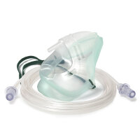 O2-Maske EcoLite mit Schlauch 2,10 m für Erwachsene