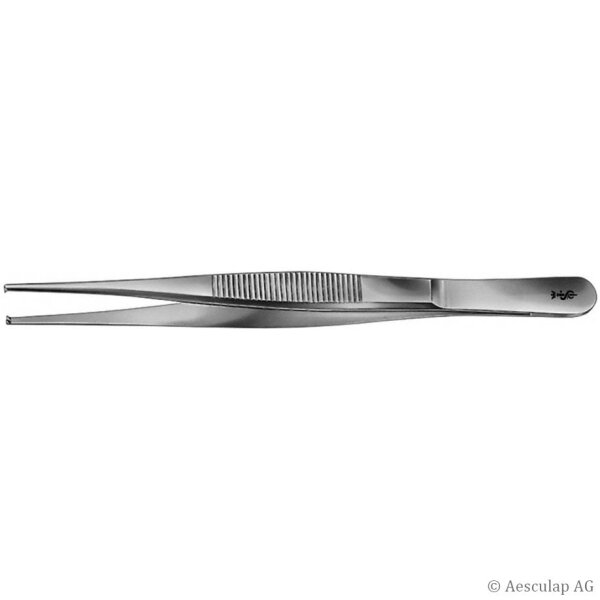 Pinzette chirurgische | mittelbreit  1x2 Zähne | 130mm | 1 Stück